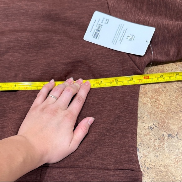 New Athleta Altitude Polartec Half Zip Sweatshirt Womens XL Mahogany Brown Fall - Picture 3 of 14
